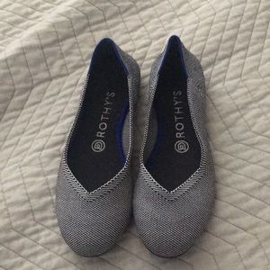 Rothy's charcoal flats